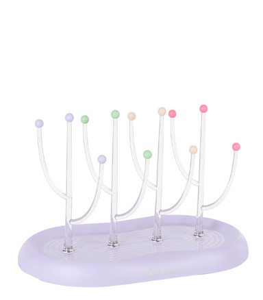 KIKKA BOO Marble sušilo za bočice, ljubičasto