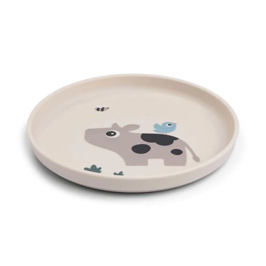 DONE BY DEER Dječji tanjur, Tiny Farm, Sand