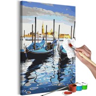 Slika za samostalno slikanje Venetian Boats 40x60