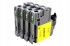 INKDIGO Komplet tinti LC521 za Brother DCP-J1260W DCP-J1313DW, crna, cijan, magenta, žuta
