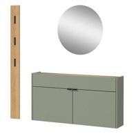 GERMANIA Zeleni/natur set za hodnik Ameca 