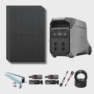 ECOFLOW Solarni set za vikendice 4kWh, DELTA Pro 3 + 4×400W (1600W)