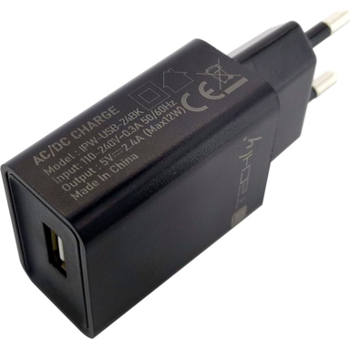 TECHLY Punjač IPW-USB-24BK, crni