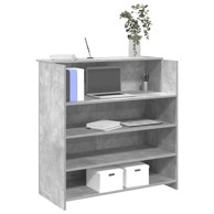 Radni stol 100x50x103,5 cm konstruiranog drva, sivi