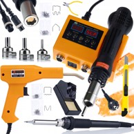 ROSFIX Stanica za lemljenje 2u1 Orange Husky OH660 660W, set s heftalicom i 200 spajalica