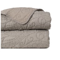 IXIA Smeđe-sivi prošiven prekrivač 180x260 cm