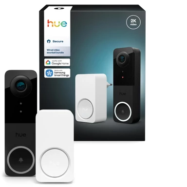 PHILIPS Set Hue Secure kamera za vrata + pametno zvono