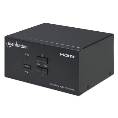 MANHATTAN HDMI switch s 2 porta, crni
