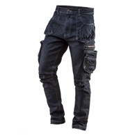 NEO TOOLS Radne hlače DENIM s 5 džepova, S–XXXL, 81-229