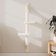Zidna grebalica za mačke 108 cm, krem
