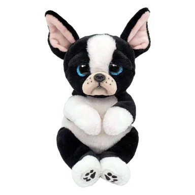 TY Plišana igračka Bellies bostonski terijer Tink, 15 cm