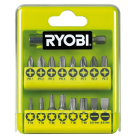 RYOBI Set bitova, 17 dijelova
