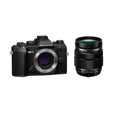 OLYMPUS Digitalni fotoaparat OM-5, + M.Zuiko Digital 12-40mm PRO II KIT, crni