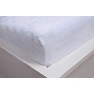 JERRY FABRICS Plahta od mikropliša 180x200 cm, bijela