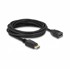 DELOCK DisplayPort produžni kabel 5 m 4K 60Hz, crni, model 80004