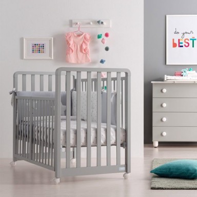 AZZURRA DESIGN krevetić Glam UNO 9u1, sivi