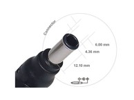 Univerzalni Konektor br. 6 za AC adapter prijenosnika, 6×4,4×12 mm