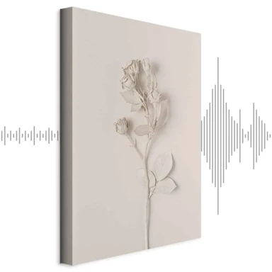 Slika Harmonious Rose, jednodijelna, okomita, 60x90 cm
