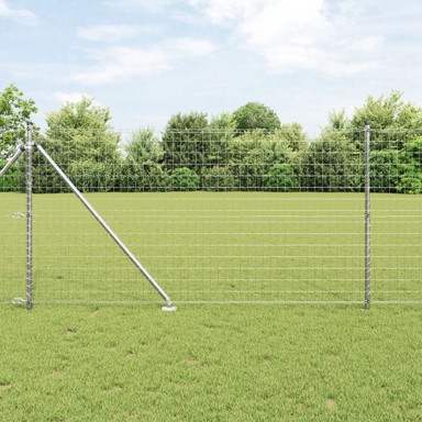 Euro ograda s 7 čavala 1x10 m, čelik, pocinčana