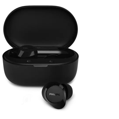 PHILIPS Slušalice TAT1300BK/00, bežične, in-ear, Bluetooth, USB-C, za pozive i glazbu, crna