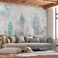 Samoljepljiva foto tapeta Watercolour City 441x315