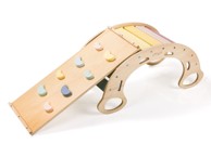 ELINELI Drvena Montessori ljuljačka 5u1 sa daskom 2u1