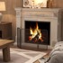 HOMESTAR Sklopivi zaslon za kamin s 3 panela 96 x 56 cm, crni