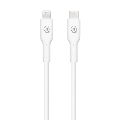 MANHATTAN Kabel, USB-C (M) na Lightning (M), bijeli, 1m