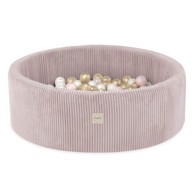 PLUSH NEST Bazen s 200 loptica, 90x30 cm, svijetlo rozi