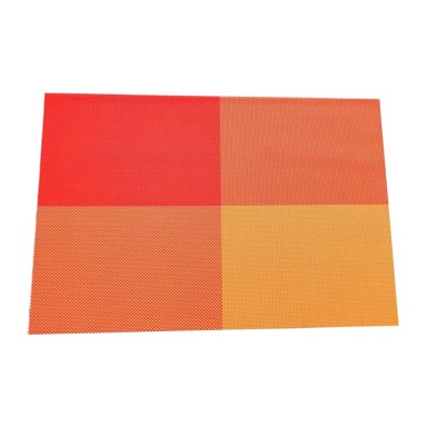 JAHU COLLECTIONS Narančasti plastični podmetač 2 kom 30x45 cm Chess 
