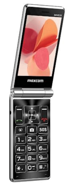 MAXCOM Preklopni mobitel MM835 4G, crni