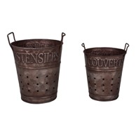 ANTIC LINE Metalne police za kuhinjski pribor 2 kom