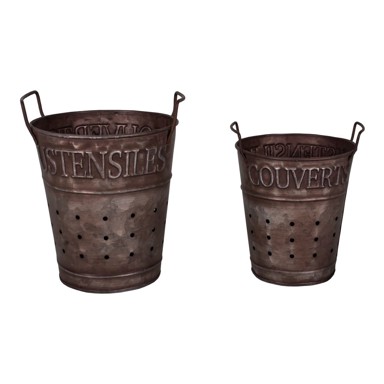 ANTIC LINE Metalne police za kuhinjski pribor 2 kom