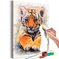 Slika za samostalno slikanje Baby Tiger 40x60