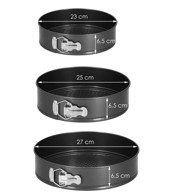 SPRINGOS Set kalupa za pečenje, crni