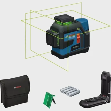 BOSCH Akumulatorski linijski laser GLL 12V-100-33 CG Professional, plava crna