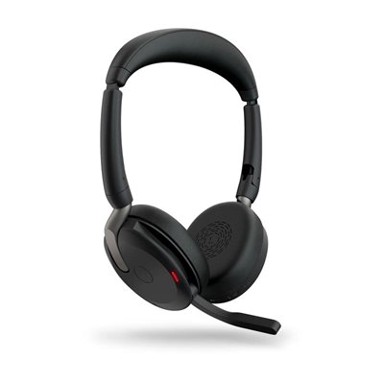 JABRA Slušalice Evolve2 65 Flex UC, crne, WLC bežično punjenje, Link380c, on-ear, Stereo, USB, BT