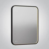 ONE LIGHT Led pravkokutno ogledalo 20w cct ip44 230v dimabilno crna dm60208d/b/v