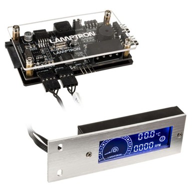 LAMPTRON Kontroler ventilatora TC20, srebrni