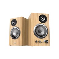 GENIUS Zvučnici SP-HF1812BT, 2.0, 50 W, Bluetooth, svijetlo drvo