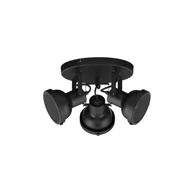 NOVA LUCE Plafonska lampa Ruvi NL9624105, GU10, IP20, mat crna, 3x