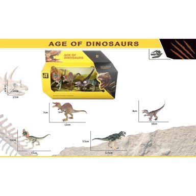 Svijet dinosaura set 4 kom