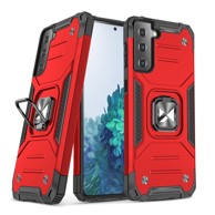 MG Maskica za Samsung Galaxy S22 Plus, Ring Armor, crvena