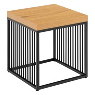 ACTONA Pomoćni stol Strington 40x40 cm Dekor hrasta