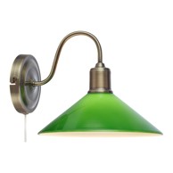 MARKSLOJD Zelena/mjedena zidna lampa Vela