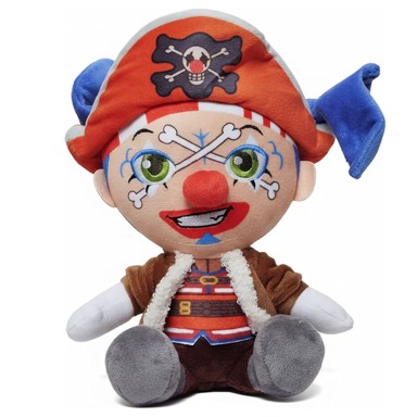 ONE PIECE Plišana igračka, Live Action Buggy, 24 cm