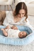 BABYMATEX Pozicionirajući madrac PRESTIGE NATURAL LINEN, 80 x 55 cm