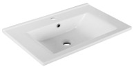 AQUALINE ZUNO 65 Umivaonik, 65x45 cm, za namještaj, klasični dizajn, keramika, bijela