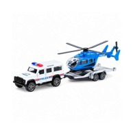 Policijska vozila Die-Cast 2/1 s prikolicom 4 modela, model 01