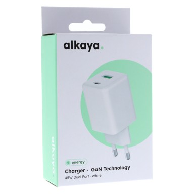 ALKAYA Punjač NEXUS GaN 45W, bijeli